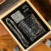 I Love You For Who You Are Couple Personalized Engraved Whiskey Glass Set with Wooden Box HA75 898038
