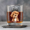 Custom Photo Dear Mom Forget Mother's Day We Woof You Everyday Dog Print Rock Glass  HA75 892060