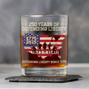 250 Years Of Defending Liberty Whiskey Glass TH10 894685