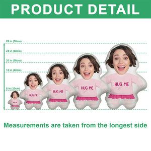 Custom Face Humanoid Custom Shaped Pillow Boyfriend Girlfriend Couple Gift HA75 898180