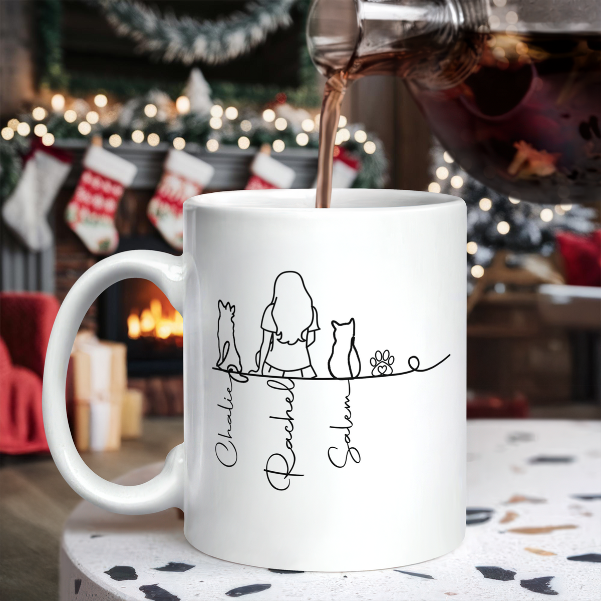 Me and My Fur Babies- Personalized Pet & Owner White Mug CH07 899958