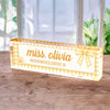 Personalized Preppy Bow Acrylic Desk Name Plate Back to School Teacher Gift CH07 180048