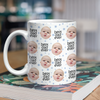 Custom Face Best Dad, Mom Ever Colored Stars Print Full Mug - Gift for Parents LM32 669023