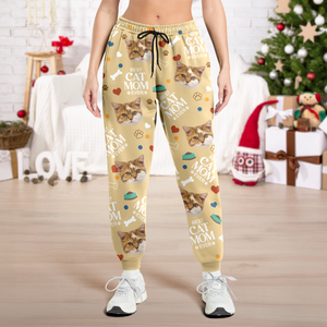 Custom Dog Cat Photo Best Dog Dad Mom Ever Photo Personalized Sweatpants CH07 896566
