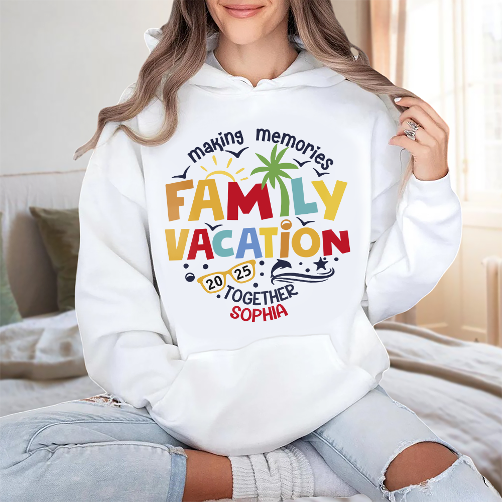 Personalized Family Vacation 2025 Making Memories Together Light Shirt LM32 893813