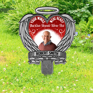 Custom Photo Always On Our Minds - Forever In Our Hearts Garden Stake HA75 892702