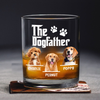 Custom Dog Photo The Dog Father Whiskey Glass Gift For Father's Day, Dog Dad HO82 893958