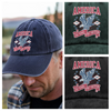 America 1776 - 2026 250 Years Of Freedom Washed Denim Baseball Cap HA75 897016