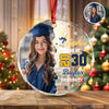 Custom Photo Class Of 2026 Glass Ornament Gift For Graduation LM32 897317