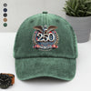 USA Eagles 250th Anniversary Semiquincentennial 1776-2026 Washed Denim Baseball Cap LM32 897785