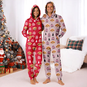 Custom Dog Face Photo Personalized Best Dog Dad Mom Onesie Pajamas CH07 896922