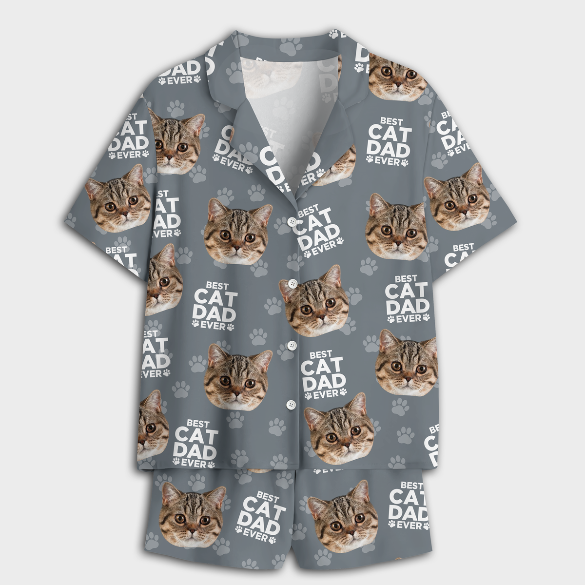 Custom Photo Best Dad Mom Ever For Pet Lover Short Pajamas TH10 894159