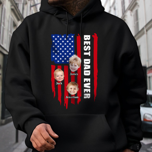 Custom Photo Best Dad Ever Front Shirt TH10 892935