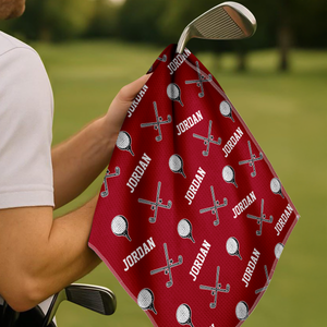 Golf Custom Name - Personalized Golf Towel Gift For Golf Lovers HA75 892590