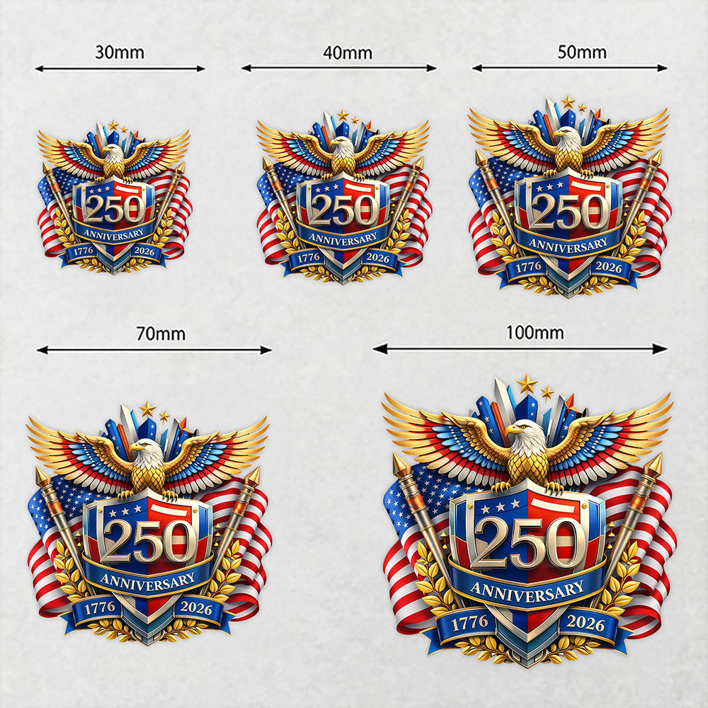 250 Years of Freedom America Anniversary Roll Sticker CH07 910598
