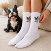 Custom Dog Cat Face Embroidered Socks Pet Lover Gift CH07 180350