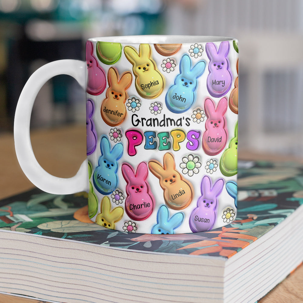 Easter Bunny Vibrant 3D Inflated Effect Mug Personalized Gift For Mother's Day HO82 893560