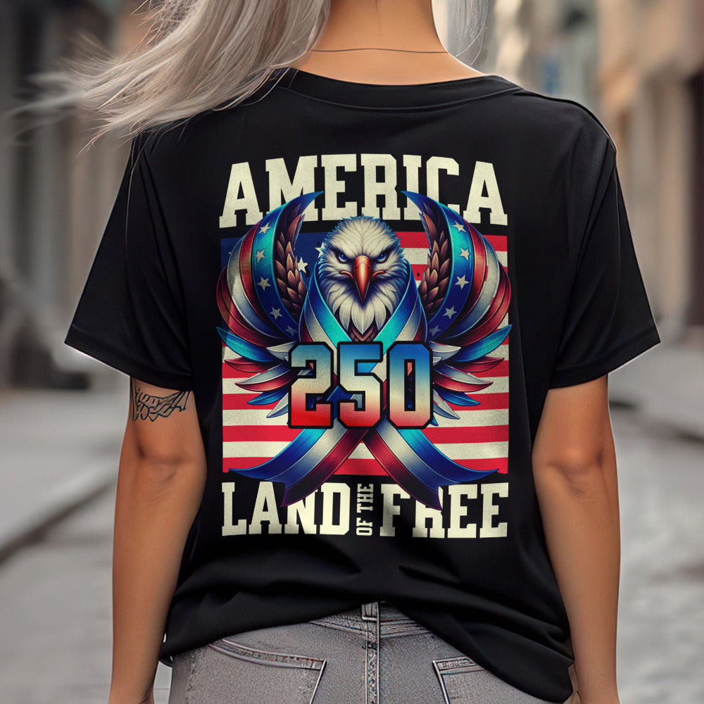 America 250 USA Freedom Liberty Back Side Dark Shirt HA75 897286