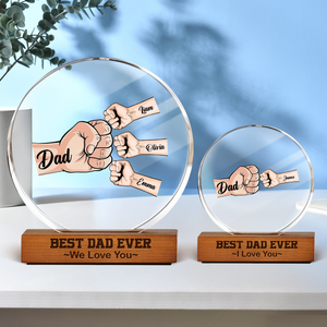 Best Dad Ever We Love You Acrylic Frame Block TH10 894057