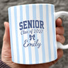 Personalized Class Of 2027 Stripe Mug For Senior TH10 170899