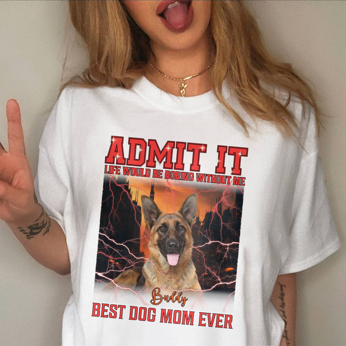 Custom Photo Admit It Life Would Be Boring Without Us Dog Cat Retro Style Comfort Shirt HO82 894890