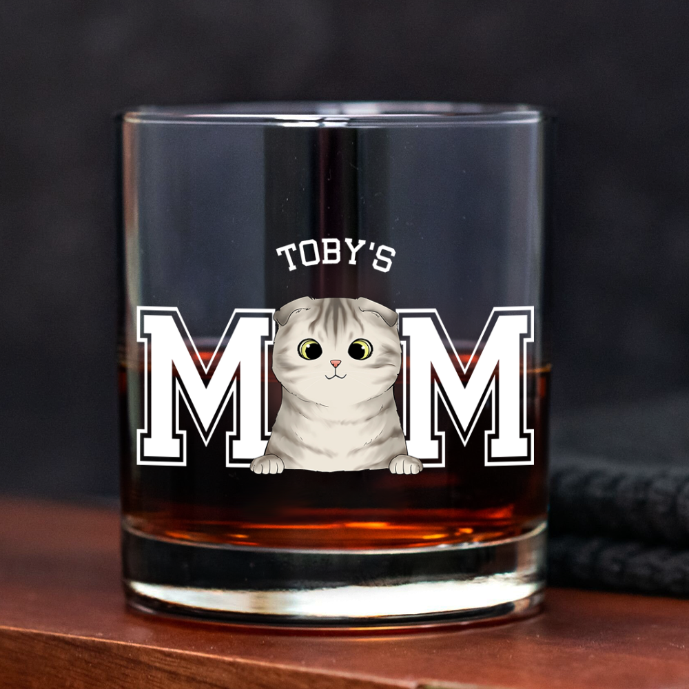 Personalized Dog Cat Dad Whiskey Glass Gift For Father's Day, Birthday Gifts HO82 893952
