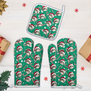 Custom Pet Photo Oven Mitt Gift for Pet Lovers TH10 894417