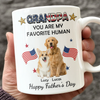Custom You're My Favorite Flag America Mug for Dog Lovers LM32 899129