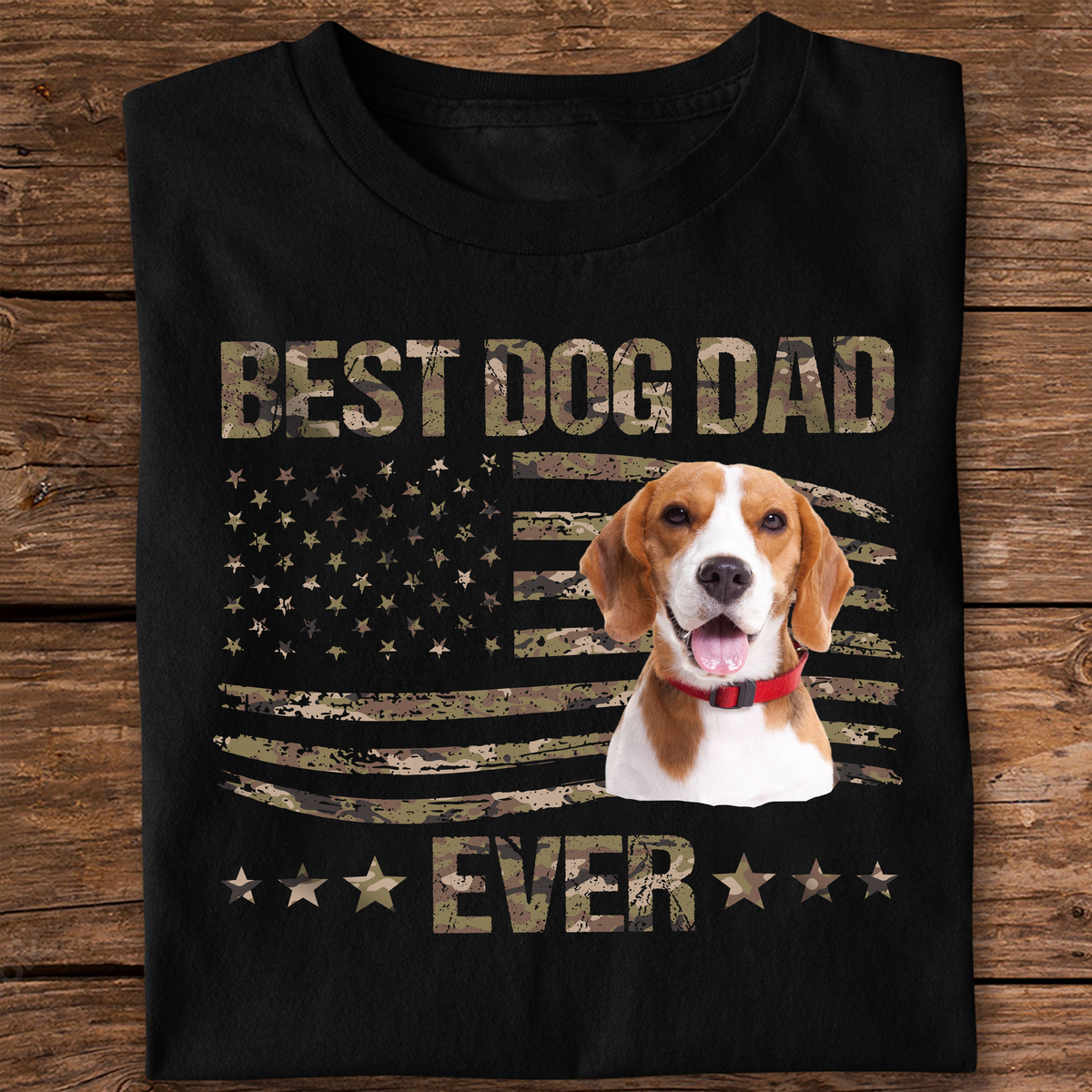 Custom Dog Photo Best Dog Dad Ever Shirt TH10 892821