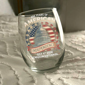 250 Years Of America Wine Glass TH10 894659