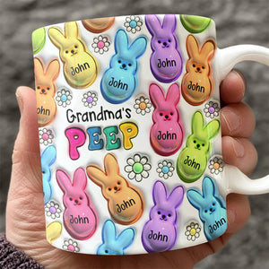 Easter Bunny Vibrant 3D Inflated Effect Mug Personalized Gift For Mother's Day HO82 893560