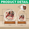 Custom Photo I'm Always With You Round Acrylic Frame Block HA75 892784