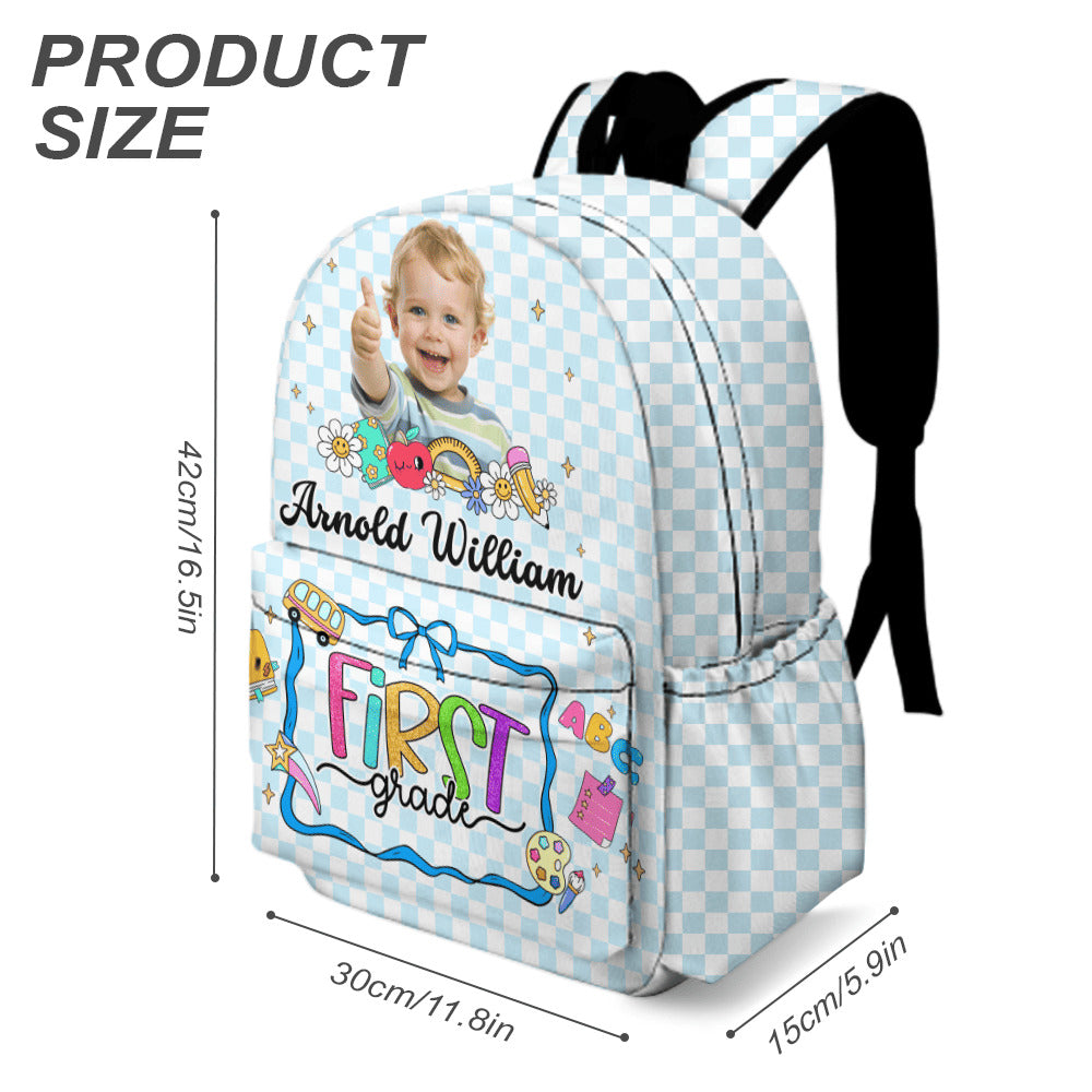 Custom Photo Cute Backpack Personalized Back To School Gift For Kids, Daughter Or Son CH07 896202