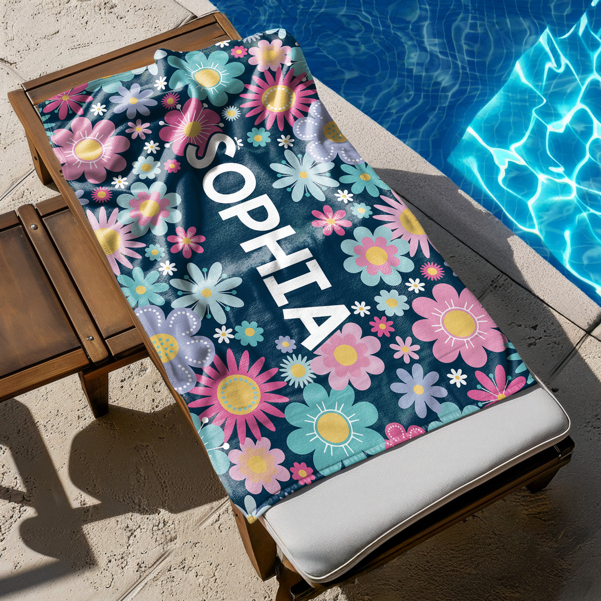 Personalized Beach Towel - Vacation Gear - For Beach, Pool, Camp, Vacation - Customize with Name HO82 894160