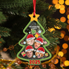 Christmas Tree With Funny Face Personalized Shaker Ornament Christmas Gift For Family CH07 896912