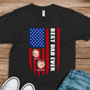 Custom Photo Best Dad Ever Front Shirt TH10 892935