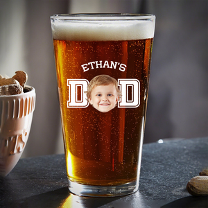 Custom Kid Photo Beer Glass Personalized Father's Day Gift Birthday Gift CH07 895848
