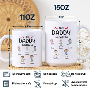 Custom Photo This Grandpa Belongs To - Personalized Father's Day Grandpa Mug TH10 892949