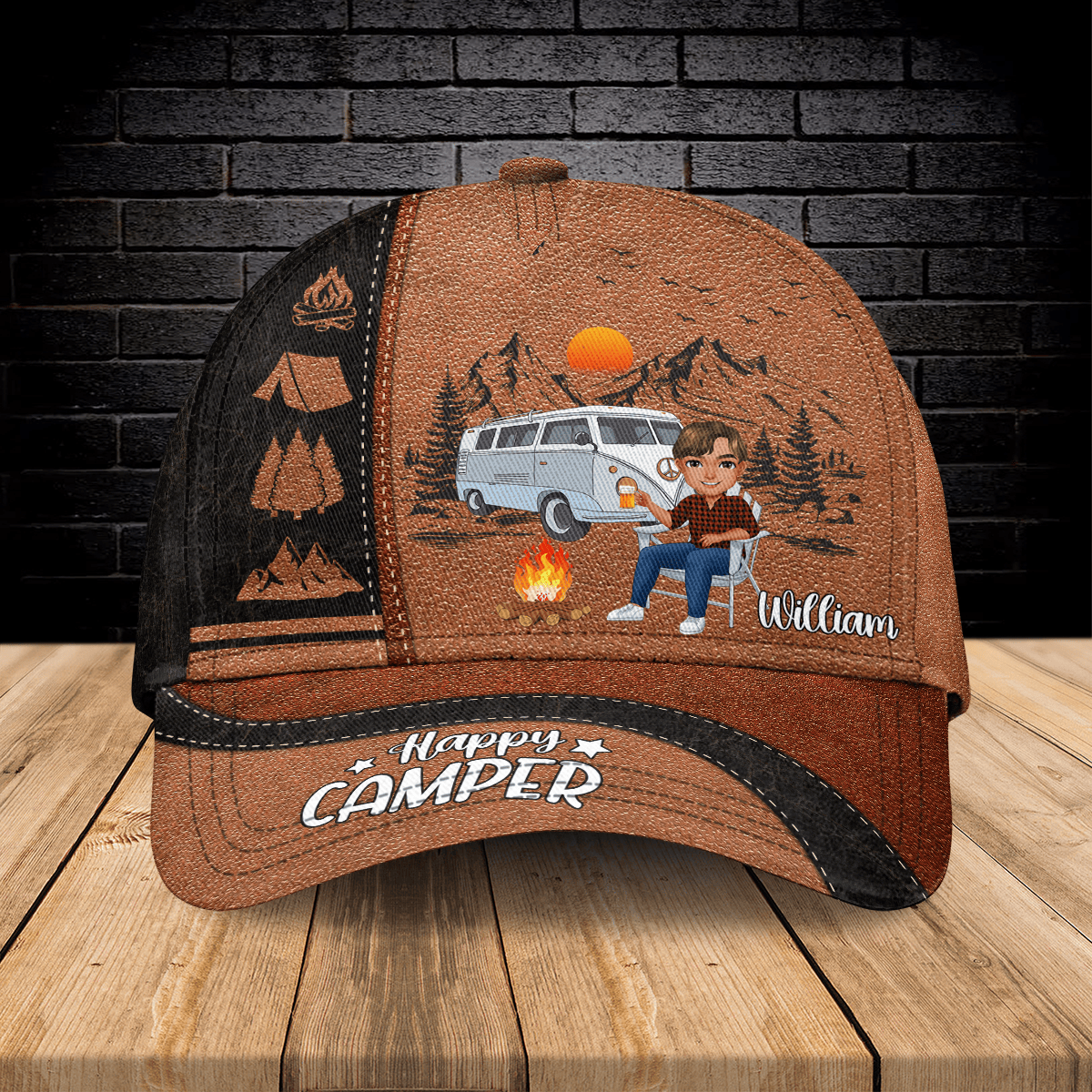 Happy Camper - Personalized Classic Cap TH10 892839