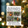 Custom Photo What A Year Acrylic Ornament Christmas Gift For Hunting Lovers HO82 894686