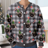 Custom Dog Photo Christmas Pattern Cardigan Christmas Gift HO82 900400