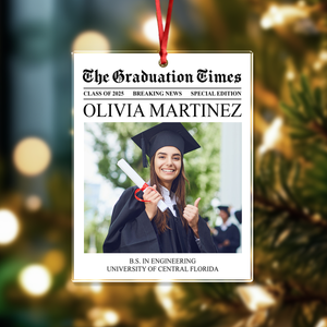 Custom Photo The Graduation Times Acrylic Ornament Gift For Christmas Decoration HA75 897514