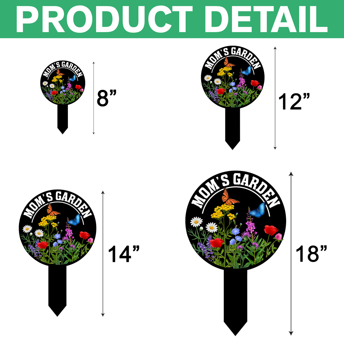 Mom's Garden Memorial Garden Stake TH10 894137