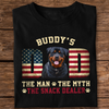 Custom Photo Dog - Dog's Dad The Man The Myth The Dealer American Flag Dad Shirt HA75 892440