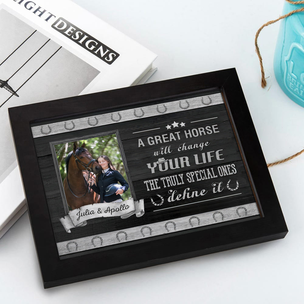 Custom Horse Photo Picture Frame Gift For Horse Lovers LM32 895885