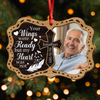 Custom Photo Your Wings Were Ready But My Heart Was Not Memorial 2 Layers Wooden Ornament LM32 895871