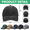Personalized Gift Best Dad Ever Washed Denim Baseball Cap LM32 893981
