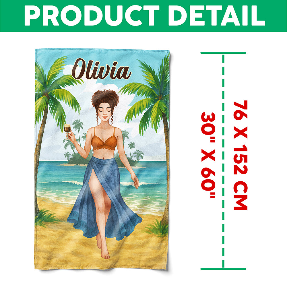 Custom Name Beach Towel For Beach Lover Summer Gift TH10 894043
