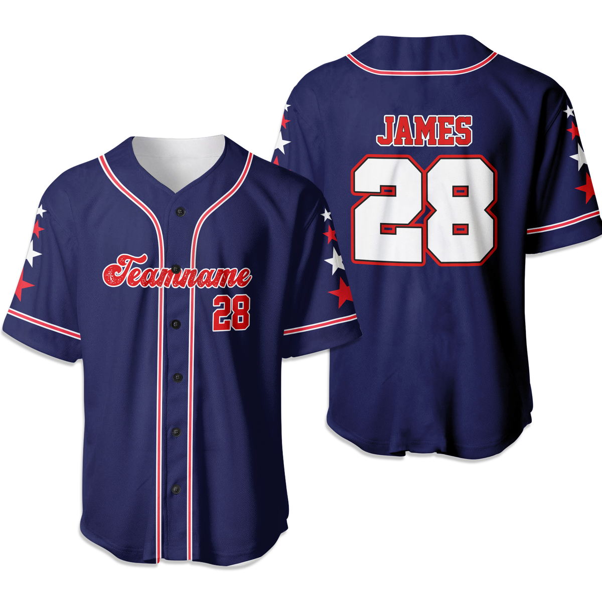 Personalized USA Patriotic Baseball Jersey Shirt Gift For 4th of July Independence Day HO82 894192