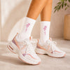 Personalized Name Birth Flower Embroidered Socks Gifts For Wife, Family Or Bestie HA75 919116